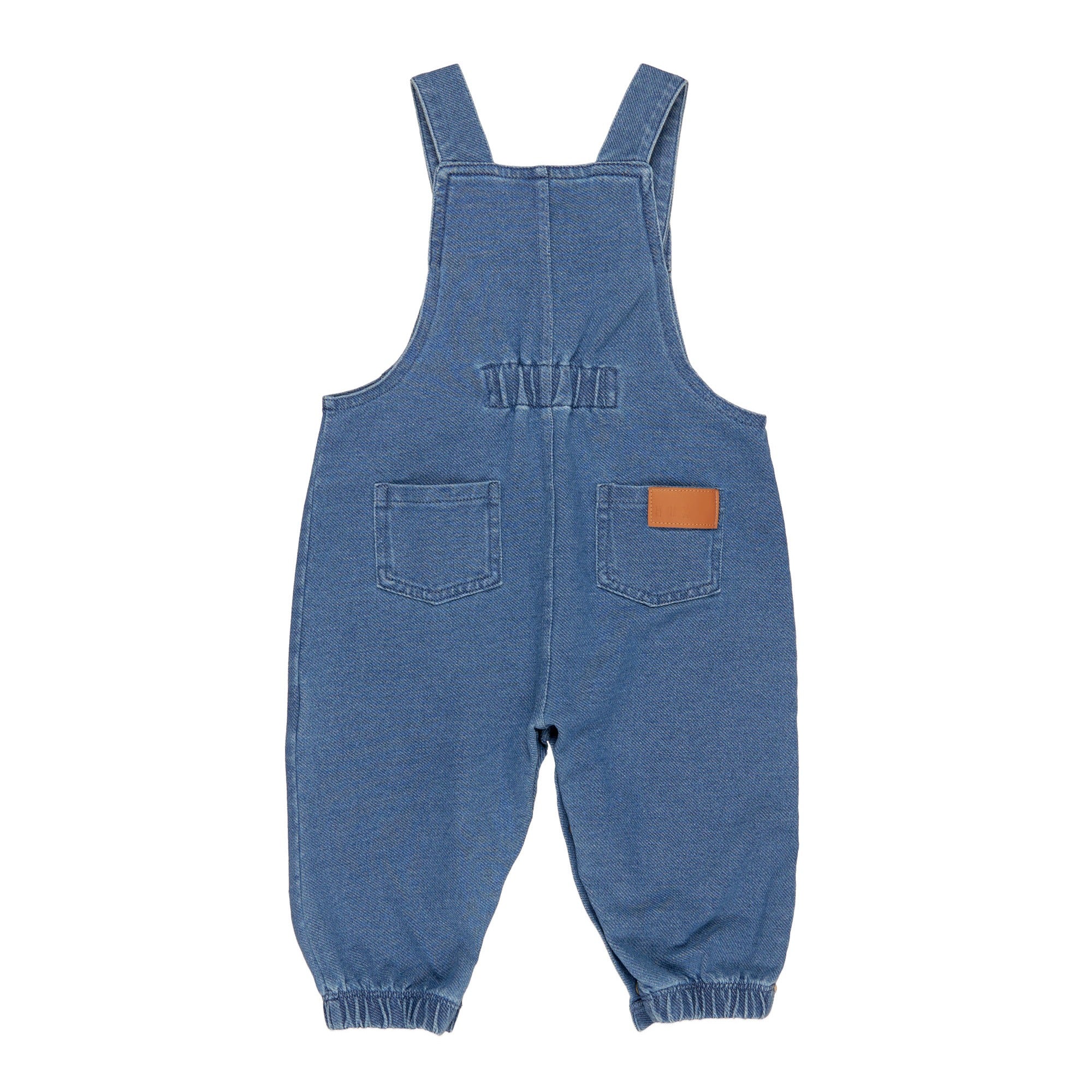 Knit denim sales overalls