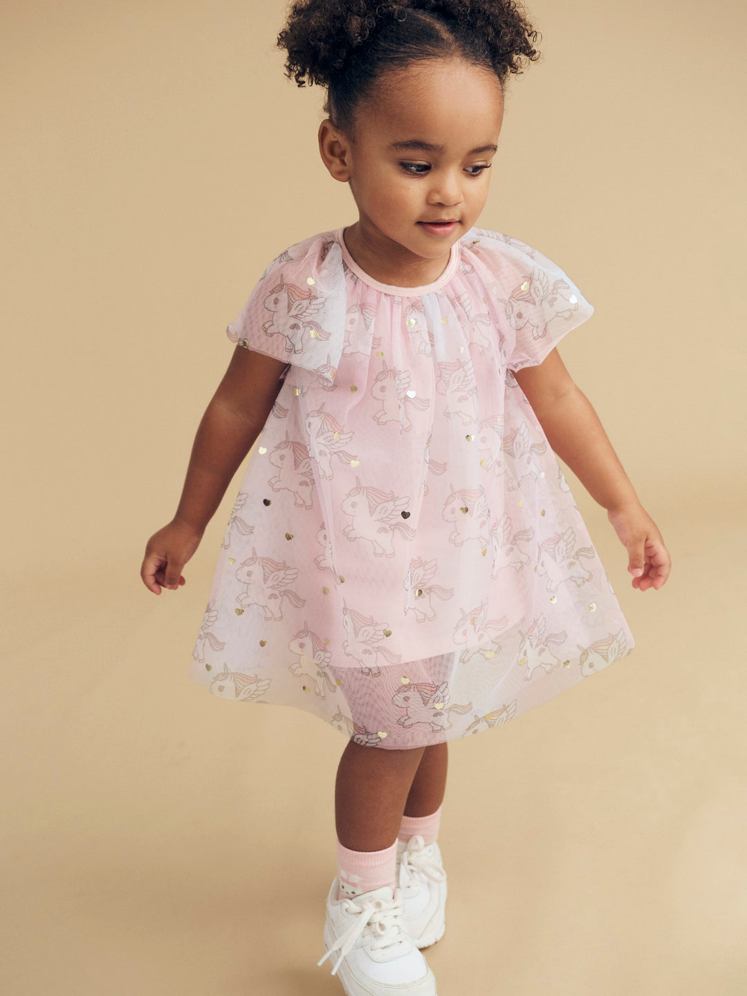 Huxbaby Magical Unicorn Flutter Dress