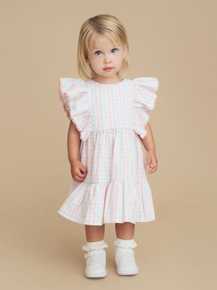 Huxbaby Jewel Check Dress