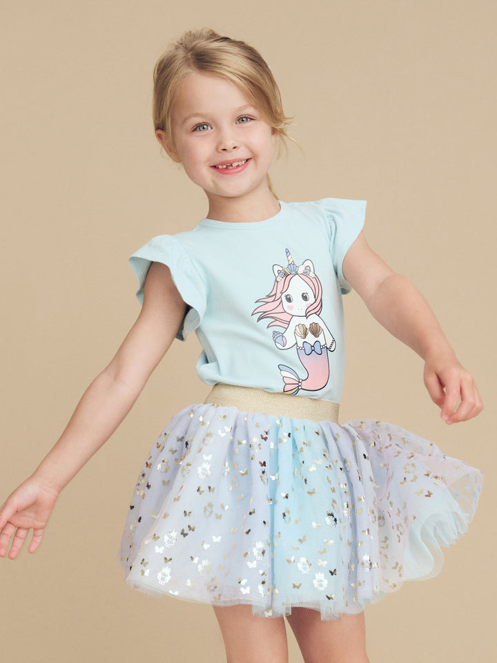 Huxbaby Butterfly Unicorn Tulle Skirt