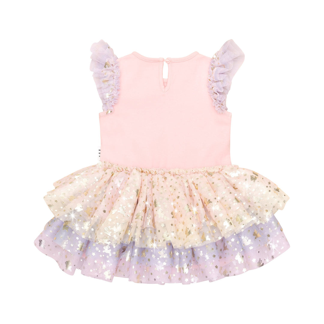 Huxbaby Reindeer Friends Tulle Dress - Candy