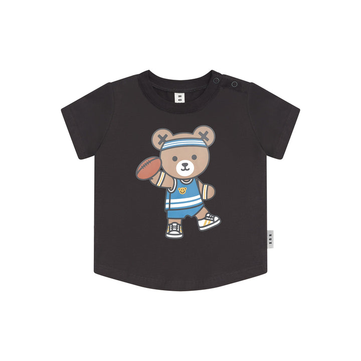 Huxbaby Footy Hux T-Shirt - Soft Black