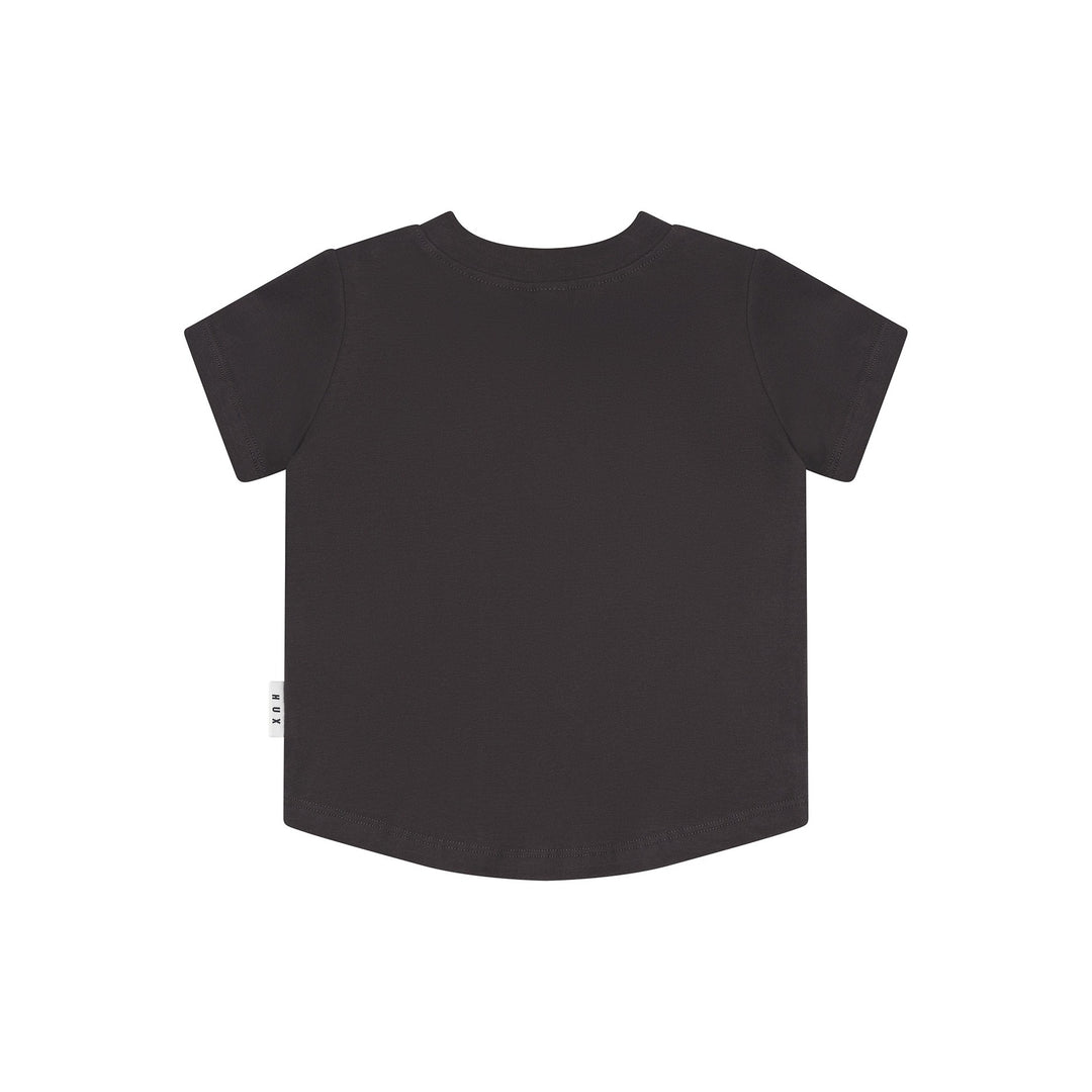 Huxbaby Footy Hux T-Shirt - Soft Black