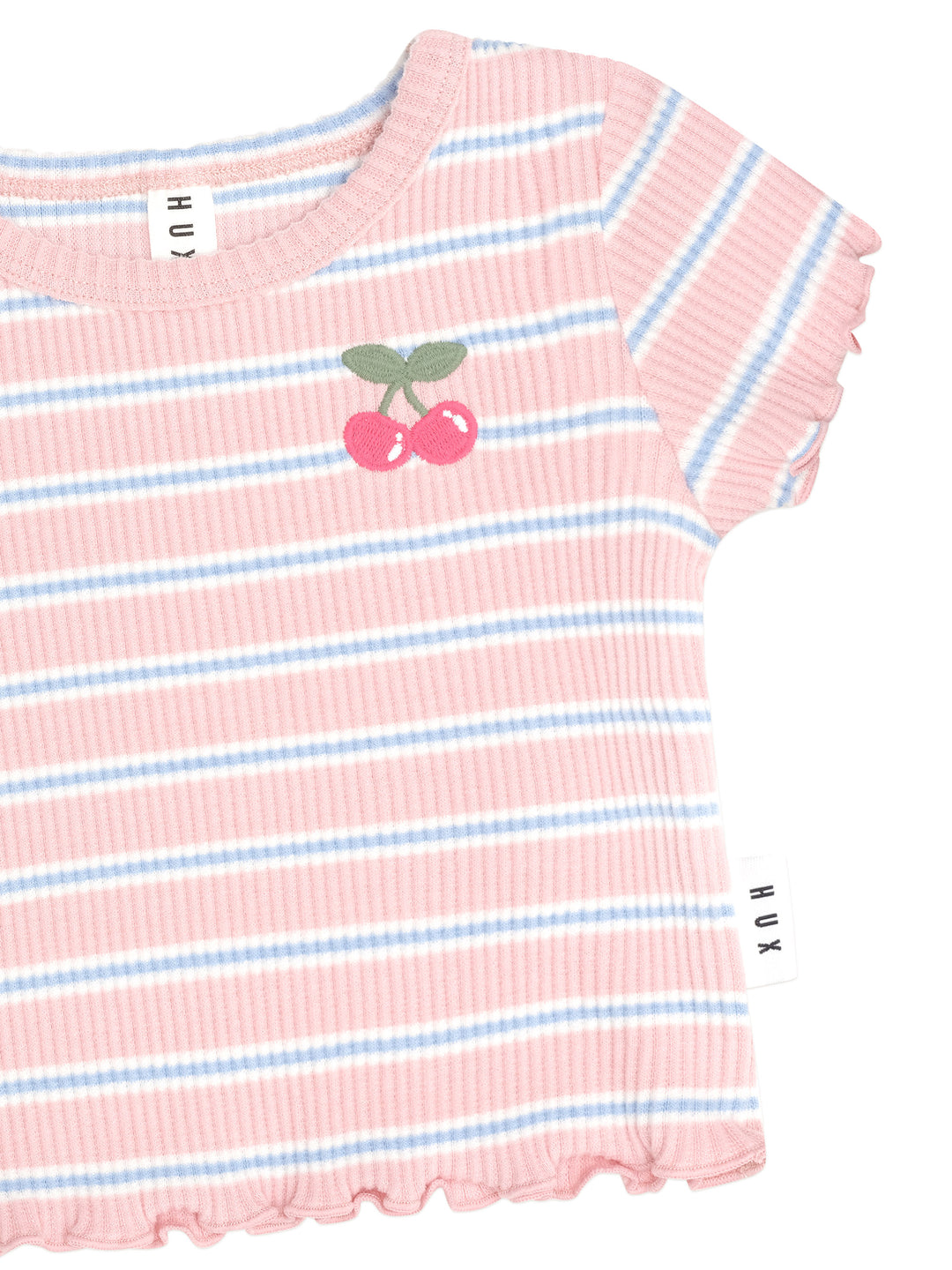 Huxbaby Rib Tee - Candy Stripe