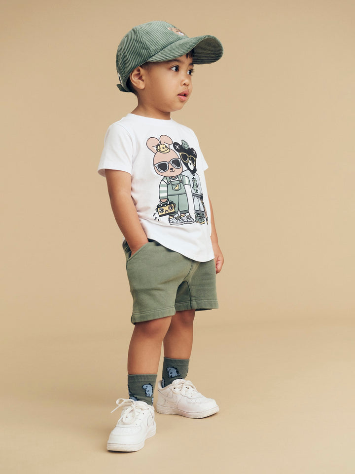 Huxbaby Cool Dudes T-Shirt - White