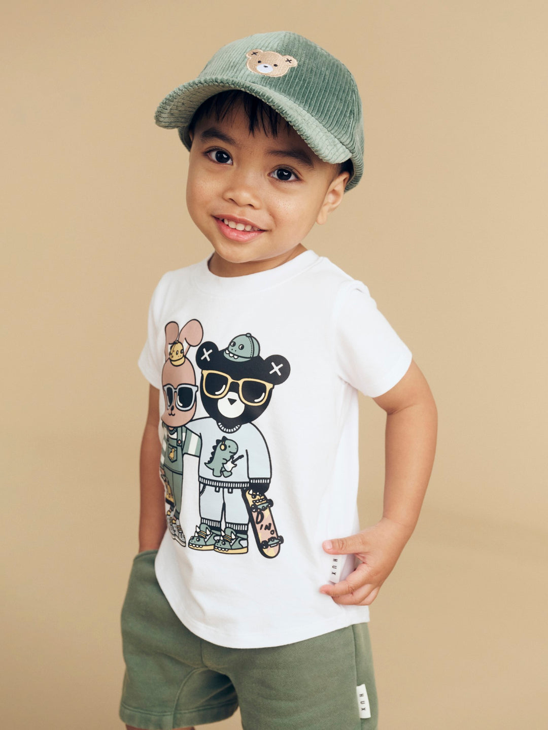 Huxbaby Huxbear Cap - Light Spruce