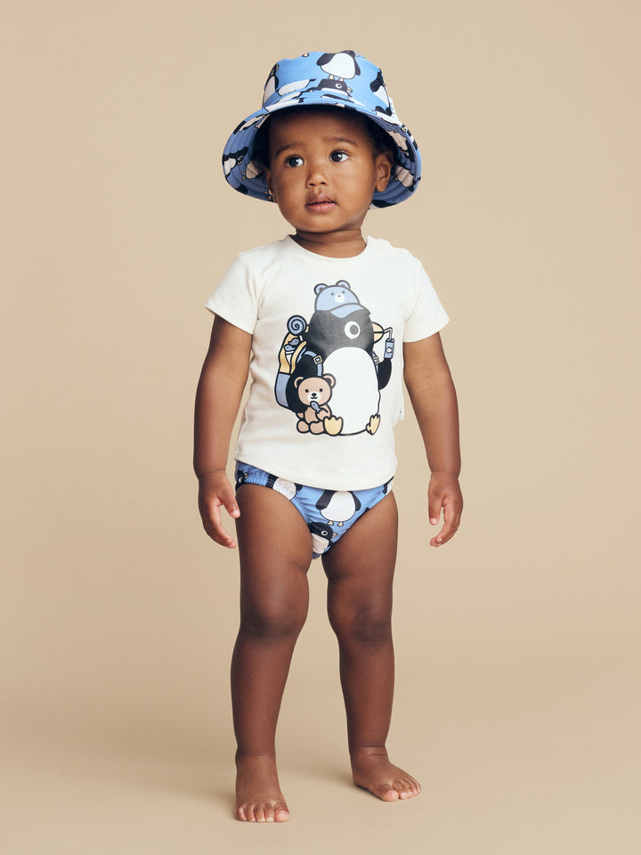 Huxbaby Percy Snack T-Shirt - Almond Milk