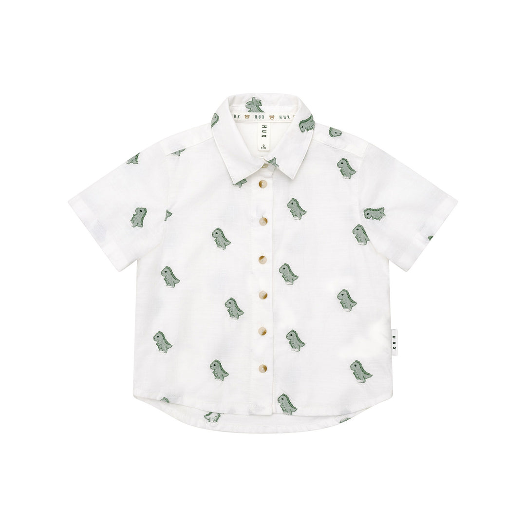 Huxbaby Dino Embroidered Shirt