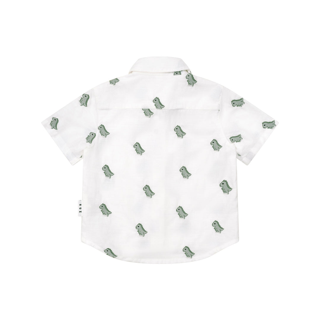 Huxbaby Dino Embroidered Shirt