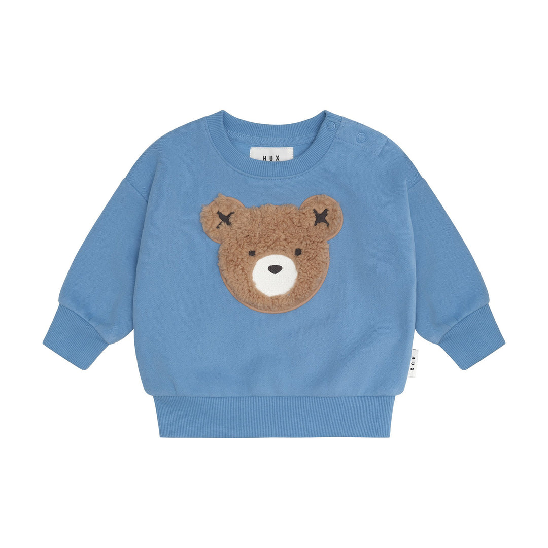 Huxbaby Furry Hux Sweatshirt - Bright Blue