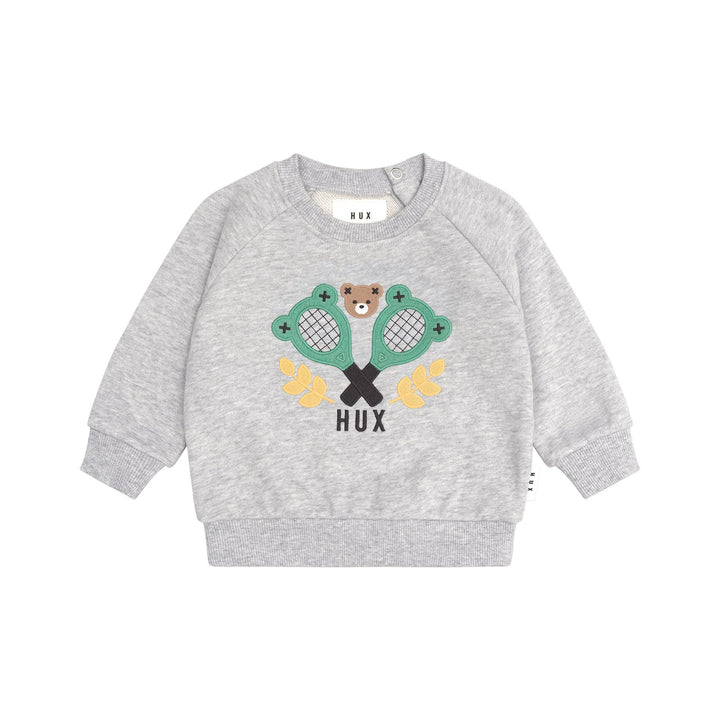 Huxbaby Tennis Hux Sweatshirt - Grey Marle