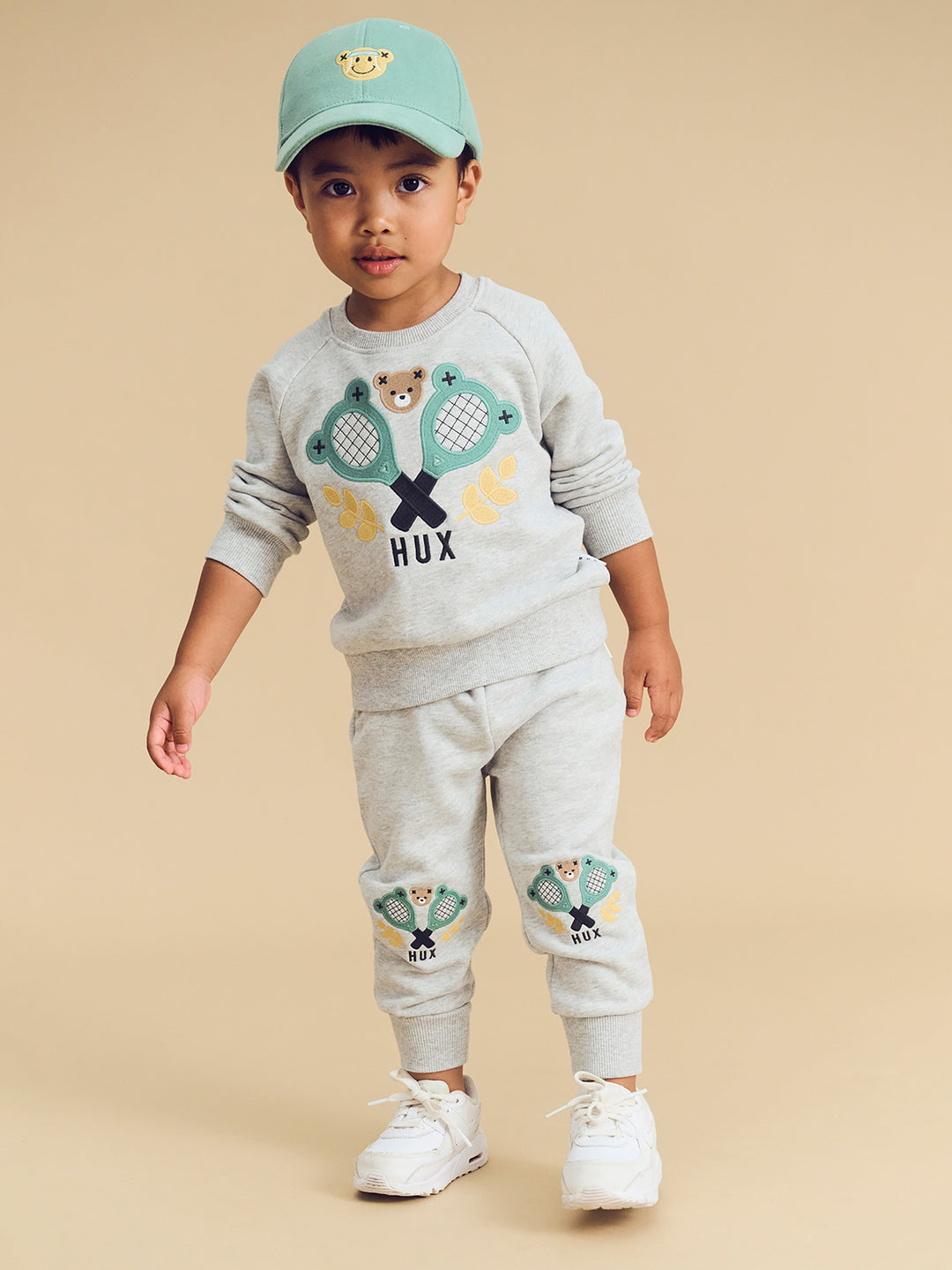 Huxbaby Tennis Hux Sweatshirt - Grey Marle