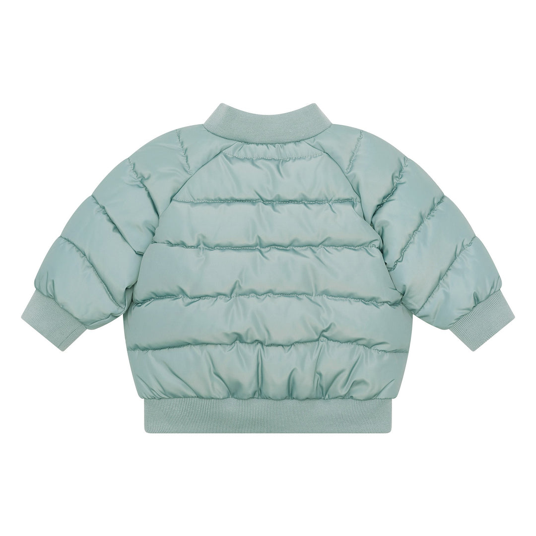 Huxbaby Construction Dinos Reversible Bomber - Mineral Green