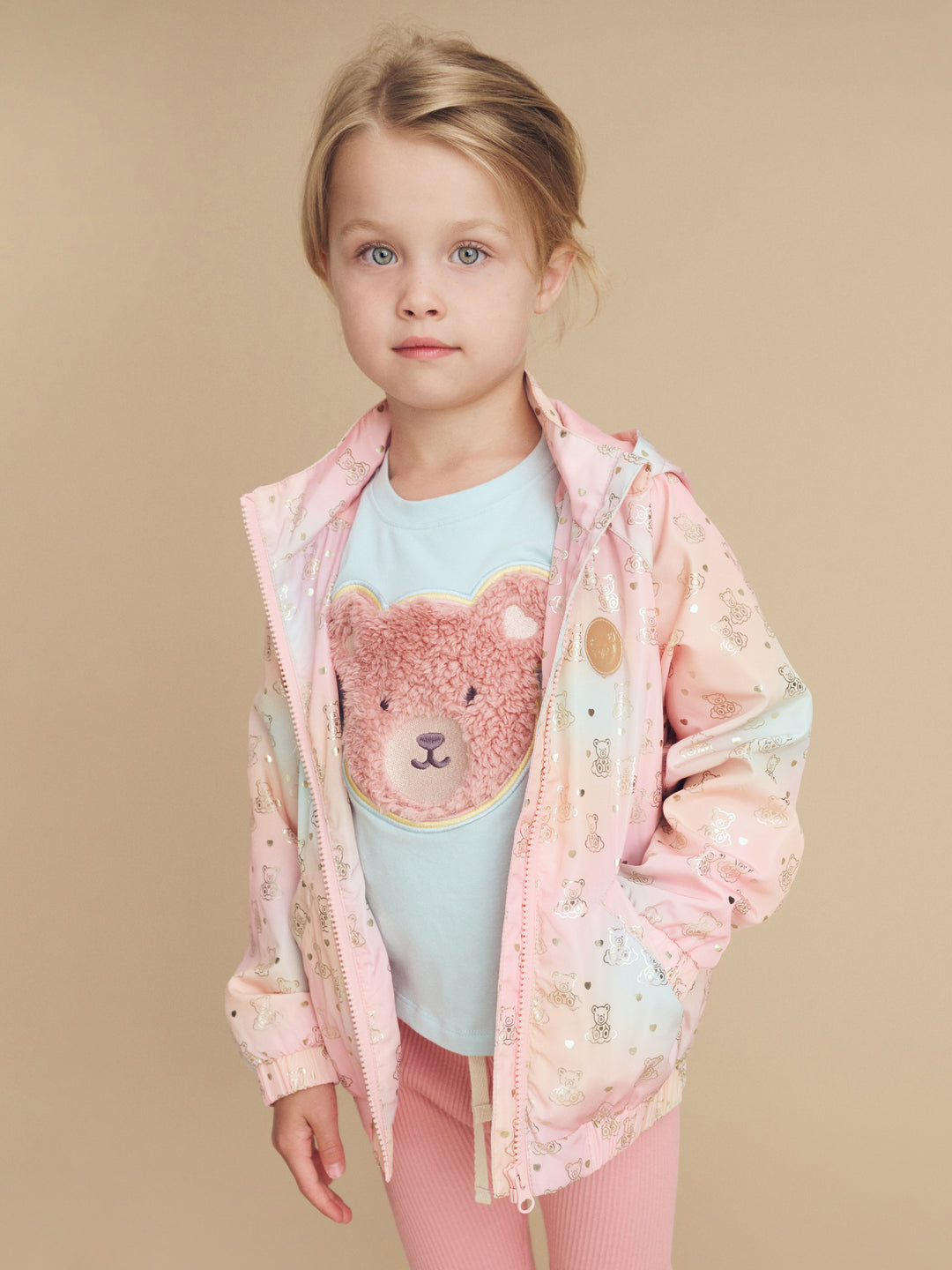 Huxbaby Cloud Bear Rain Jacket