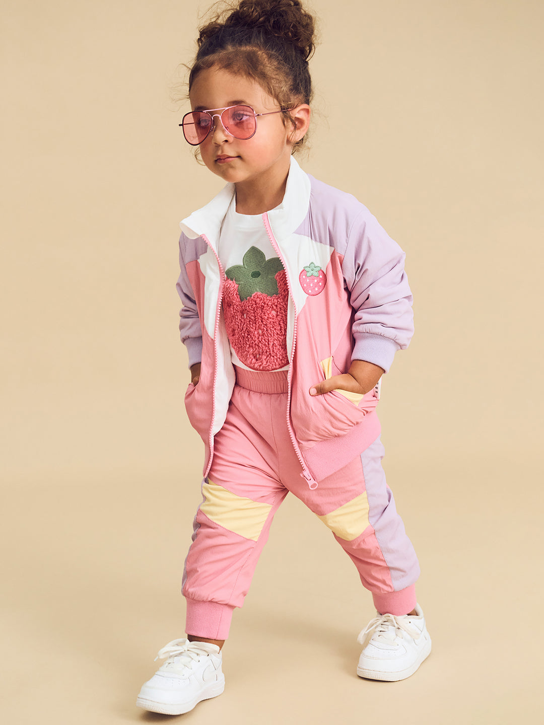 Huxbaby Strawberry Windbreaker - Multi