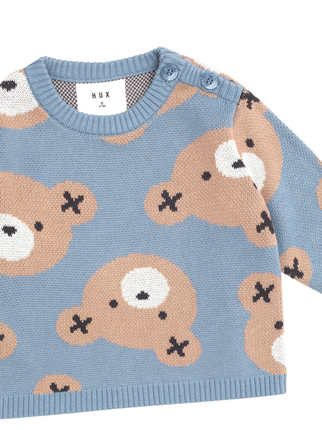 Huxbaby Huxbear Knit Jumper - Cornflower