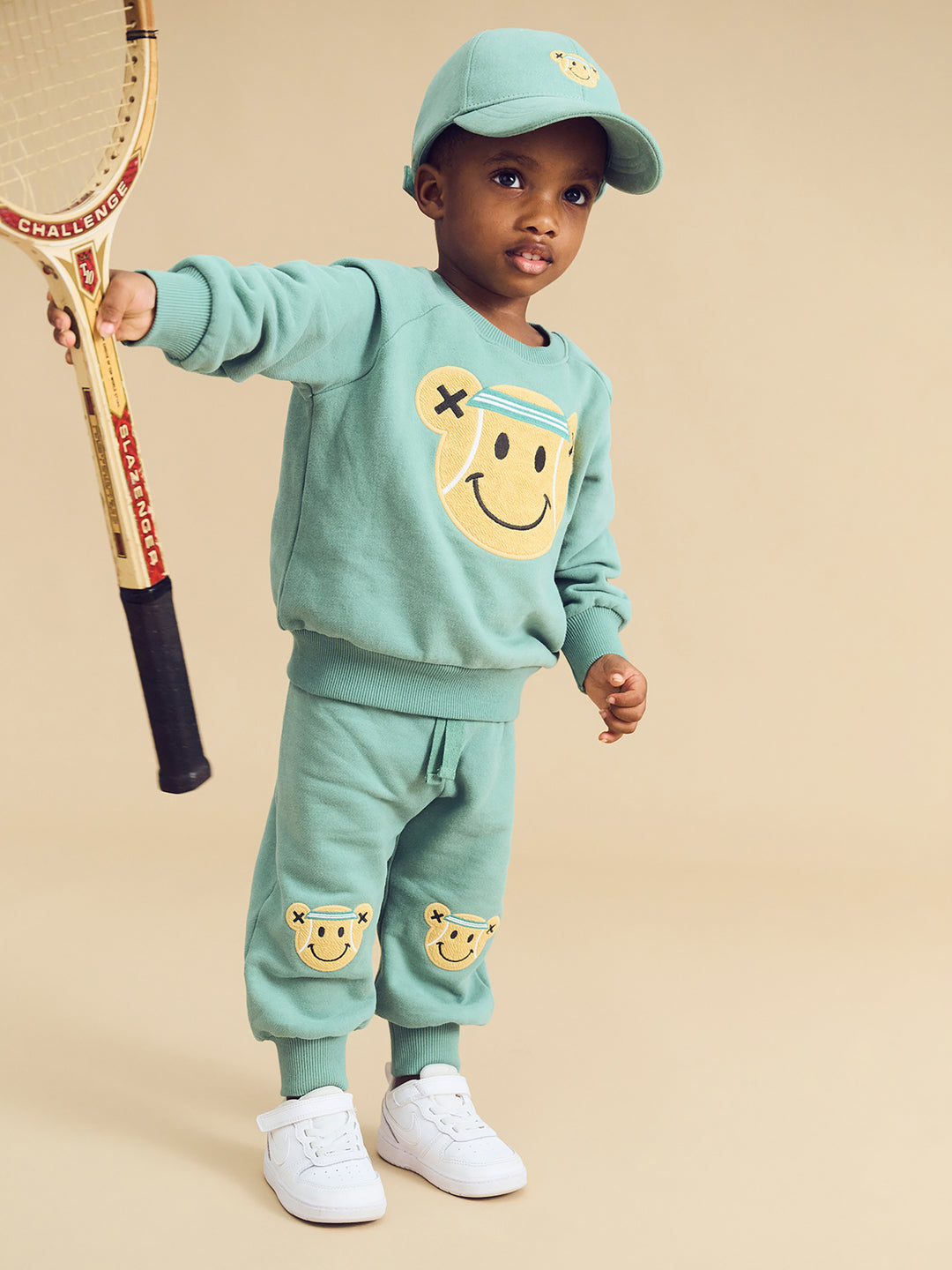 Huxbaby Tennis Bear Trackies - Turf