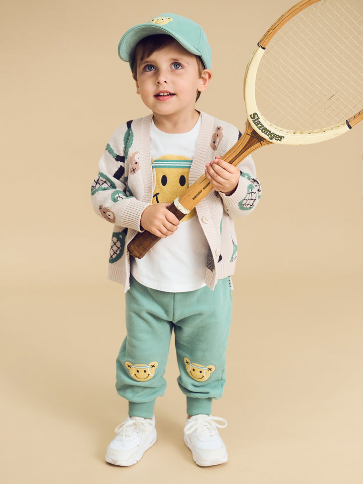 Huxbaby Tennis Bear Trackies - Turf