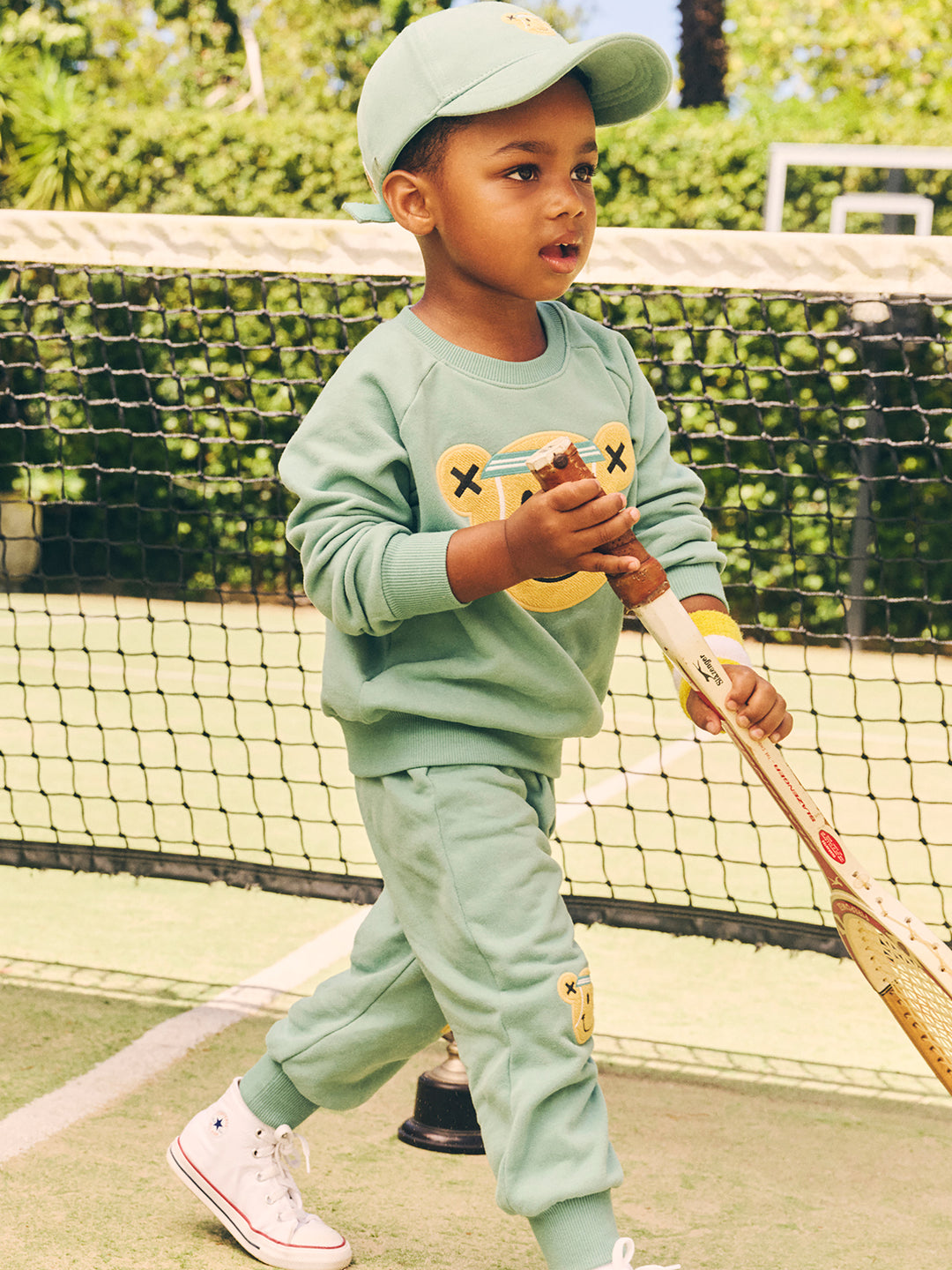 Huxbaby Tennis Bear Trackies - Turf