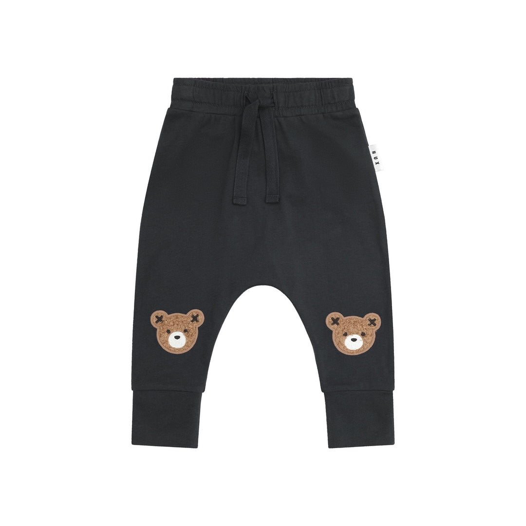 Huxbaby Furry Hux Drop Crotch Pant - Soft Black