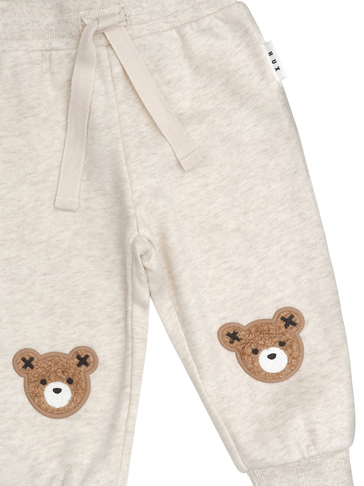 Huxbaby Furry Hux Trackies - Oat Marle