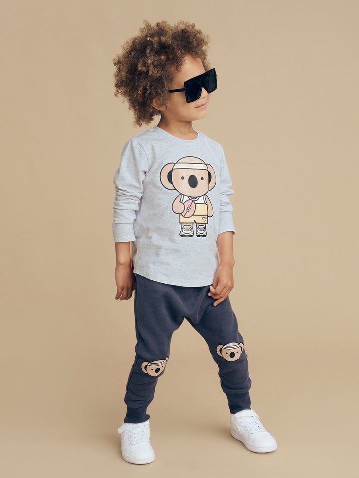 Huxbaby Sporty Koala Drop Crotch Pant