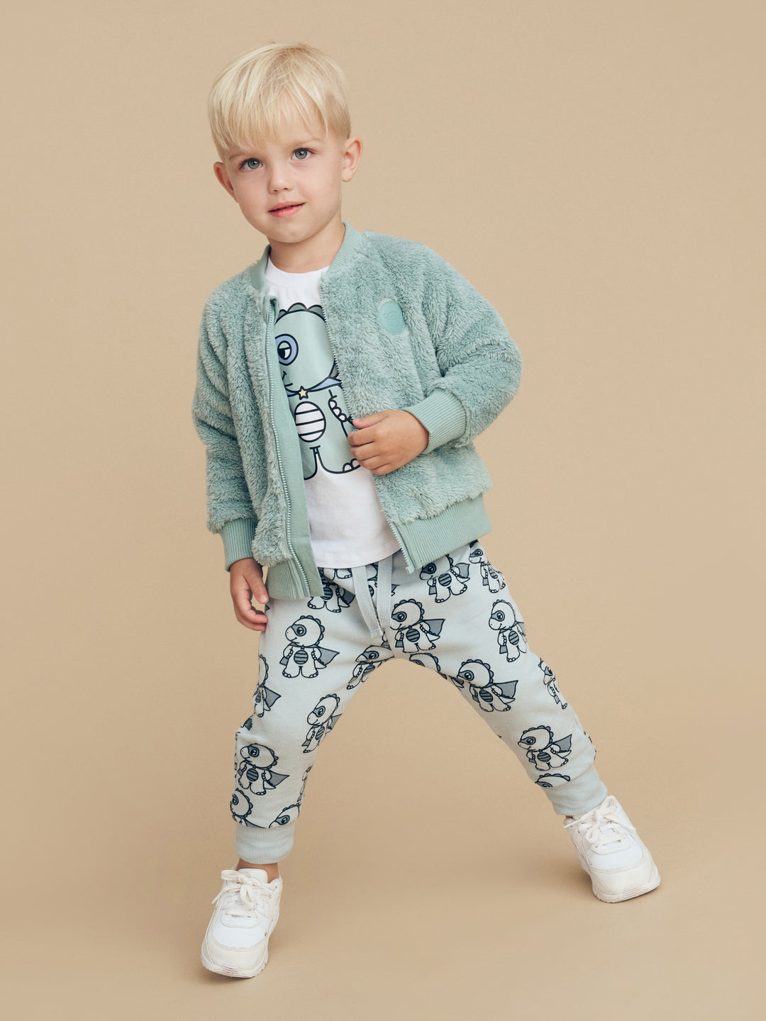 Huxbaby Dino Hero Terry Track Pant