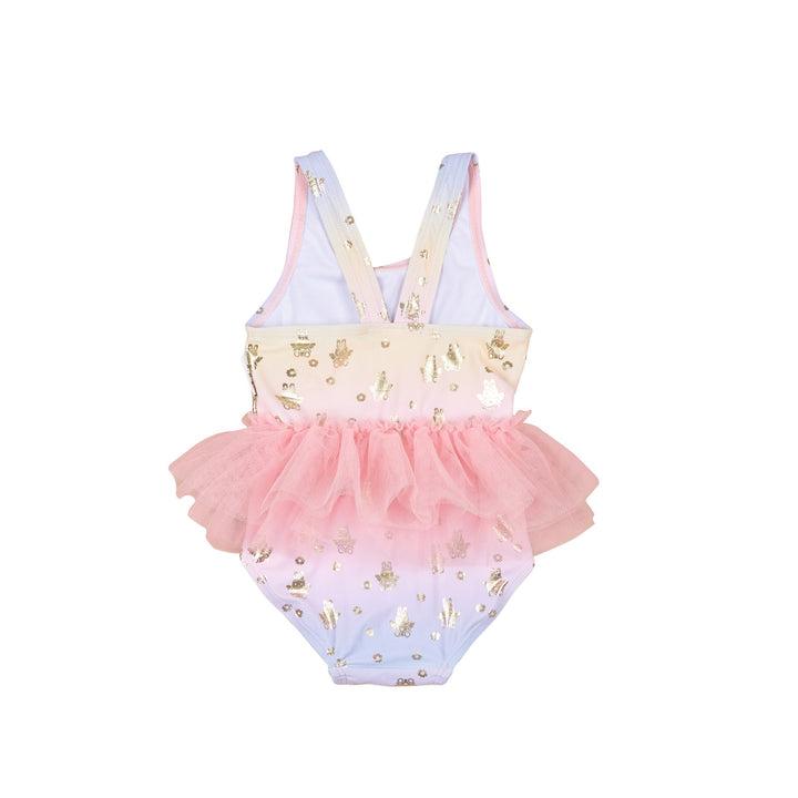 Huxbaby Fairy Bunny Ballet Swimsuit - Rainbow