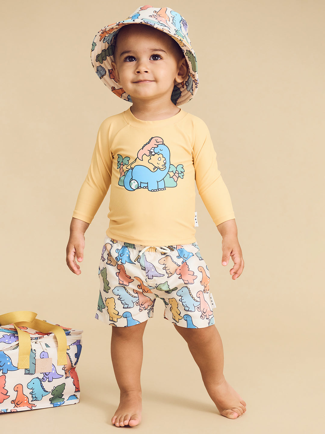 Huxbaby Dino Play Swim Short - Multi