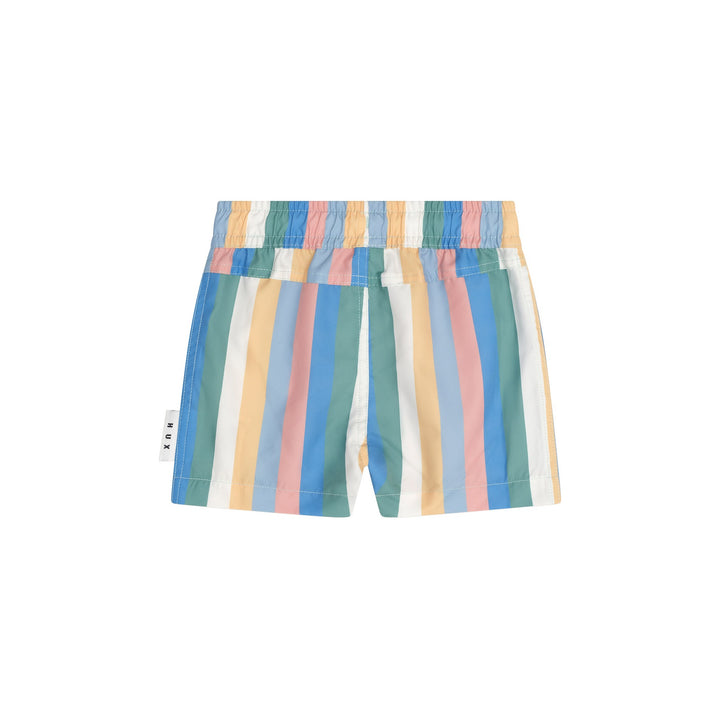 Huxbaby Vintage Stripe Swim Short - Multi Stripe