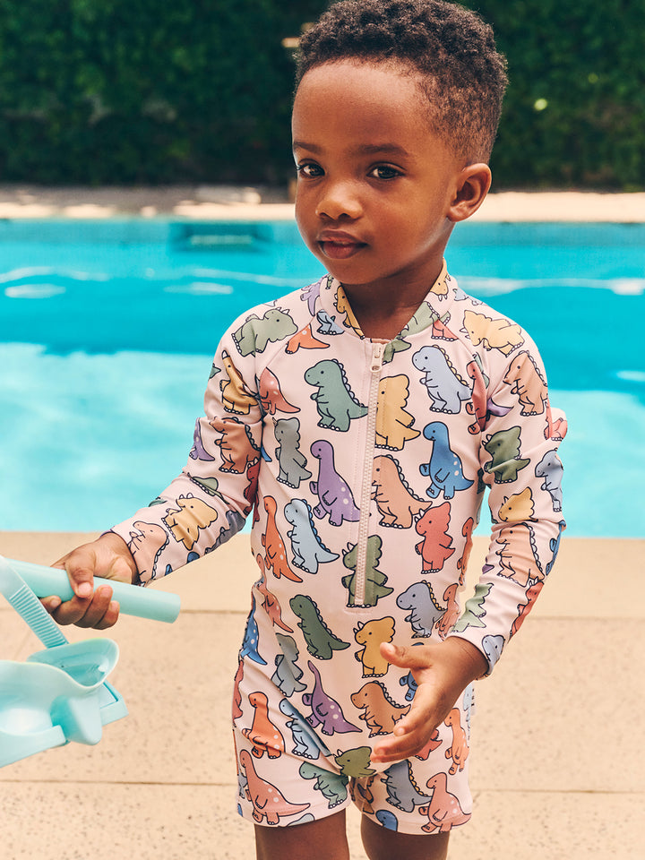 Huxbaby Dino Play Swim Shortie - Multi