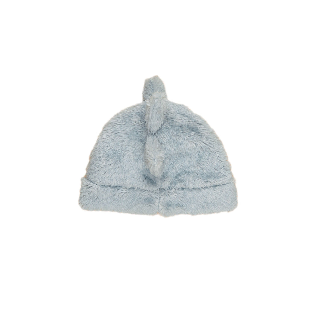 Huxbaby Dino Fur Beanie - Dusty Blue