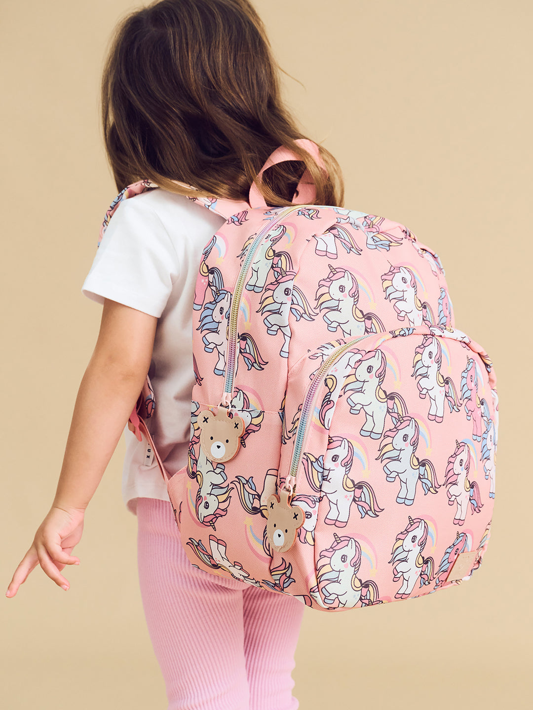 Huxbaby Rainbow Unicorn Backpack - Candy