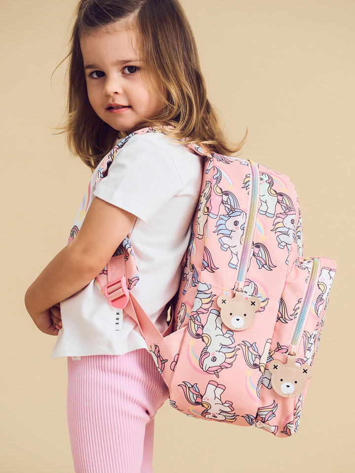 Huxbaby Rainbow Unicorn Backpack - Candy