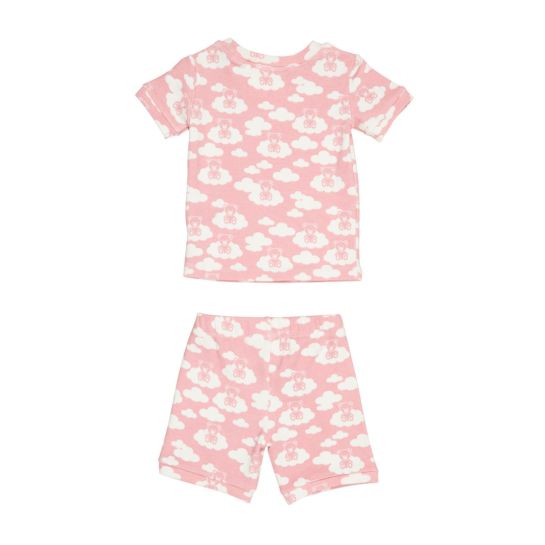 Huxbaby Cloud Bear Dusty Rose Pyjama Set