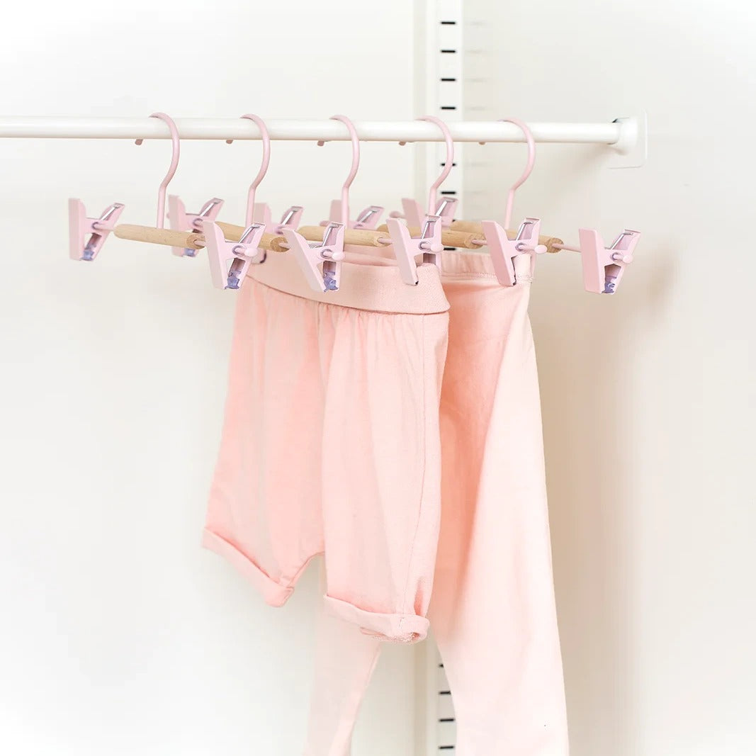 Mustard Made Kids Clip Hangers - Blush