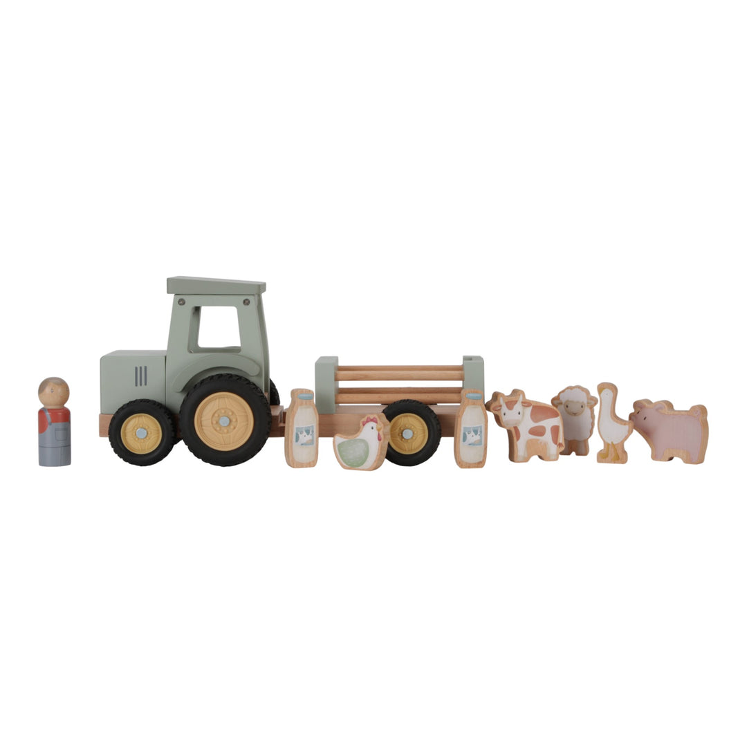 Little Farm Tractor With Trailer