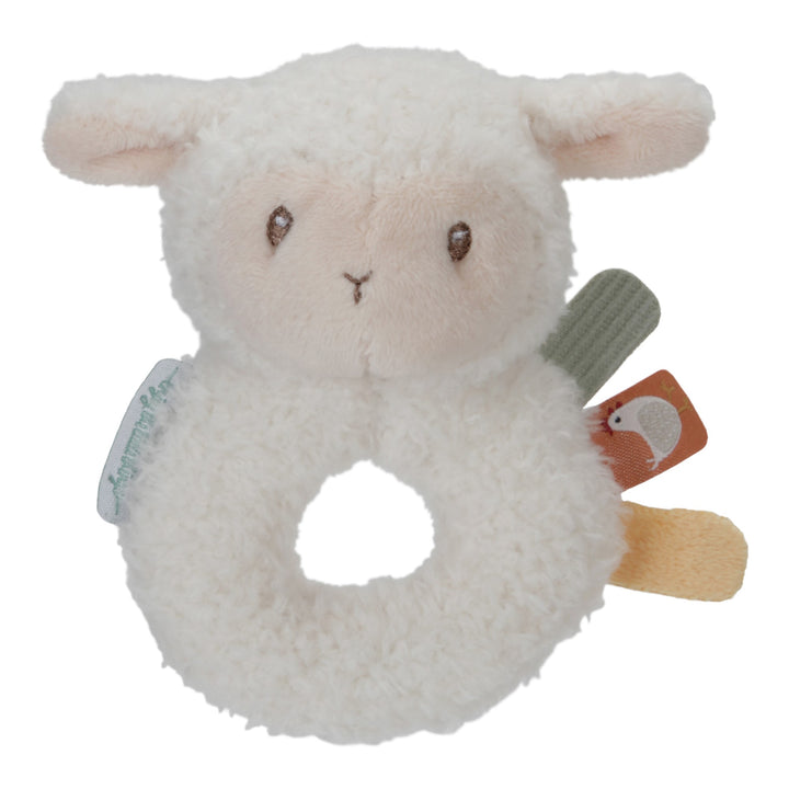 Little Farm Soft Ring Rattle - Sheep