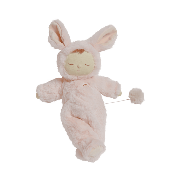 Olli Ella Lullaby Cozy Dinkum Bunny Moppet - Pink