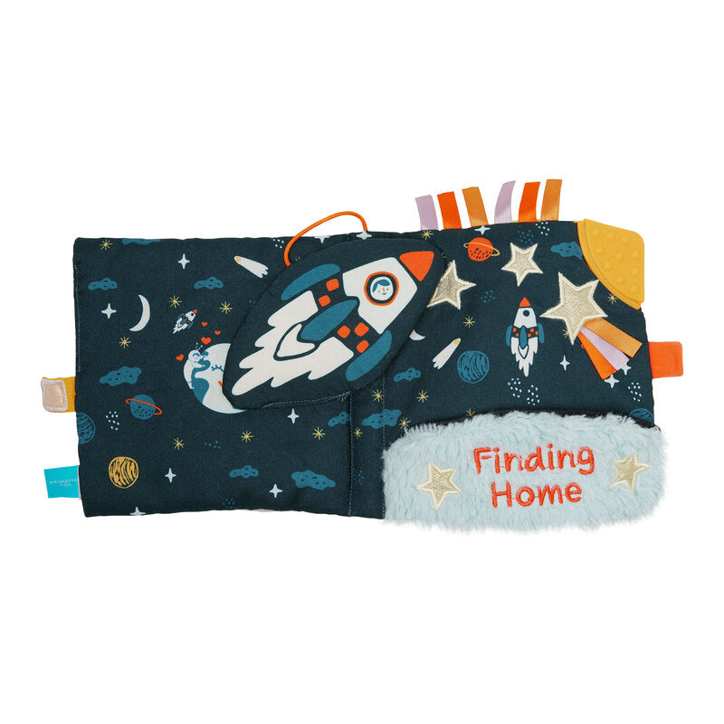 Little Rocket Finds Home Fabric Book