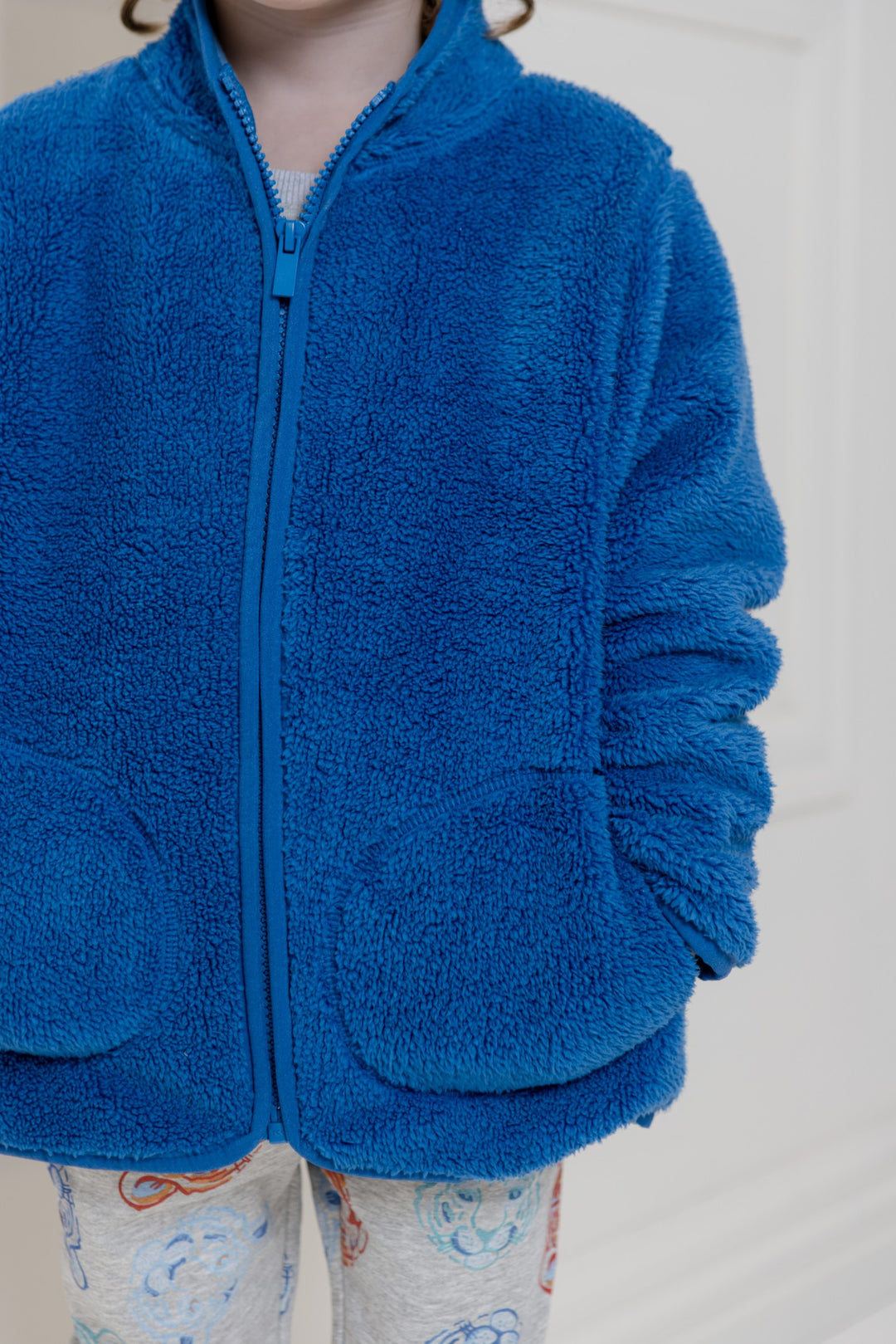 Milky Blue Sherpa Jacket