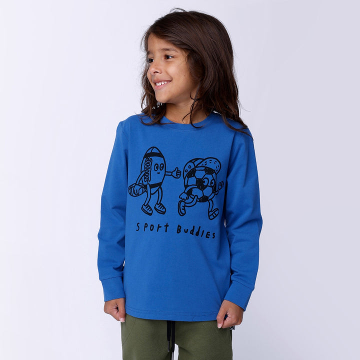 Minti Sport Buddies Tee - Blue