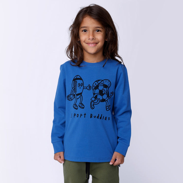 Minti Sport Buddies Tee - Blue