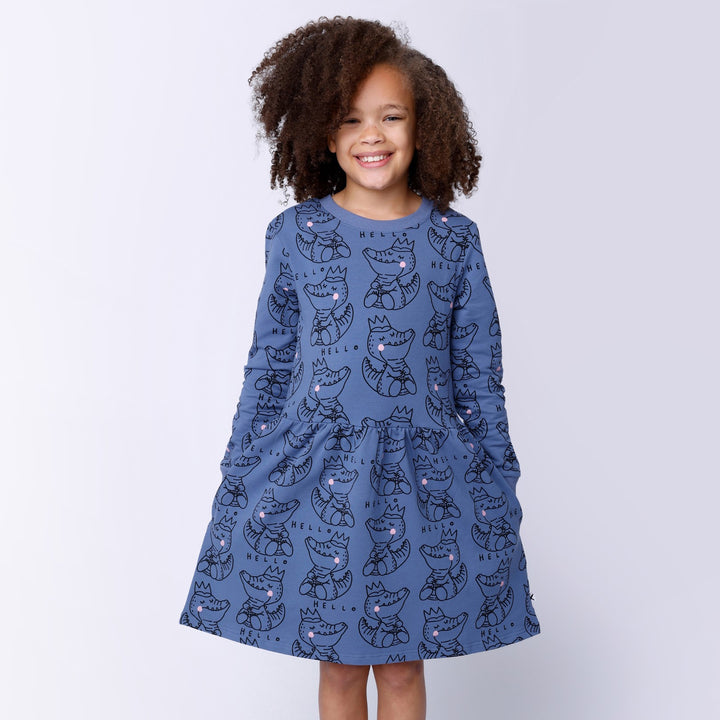 Minti Crown Crocs Dress - Dark Cornflower