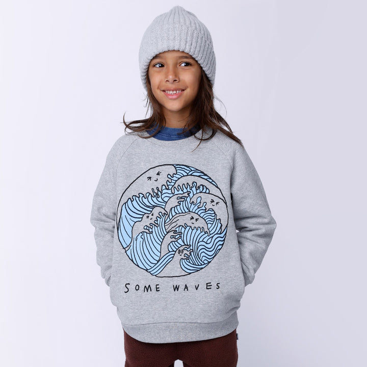 Minti Some Waves Furry Crew - Grey Marle