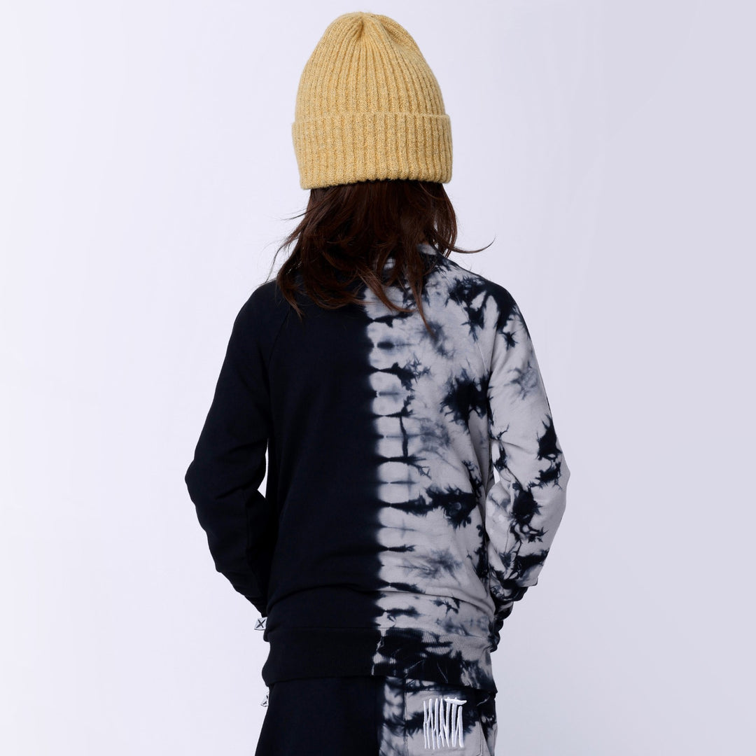 Minti Duo Tie Dye Crew - Black