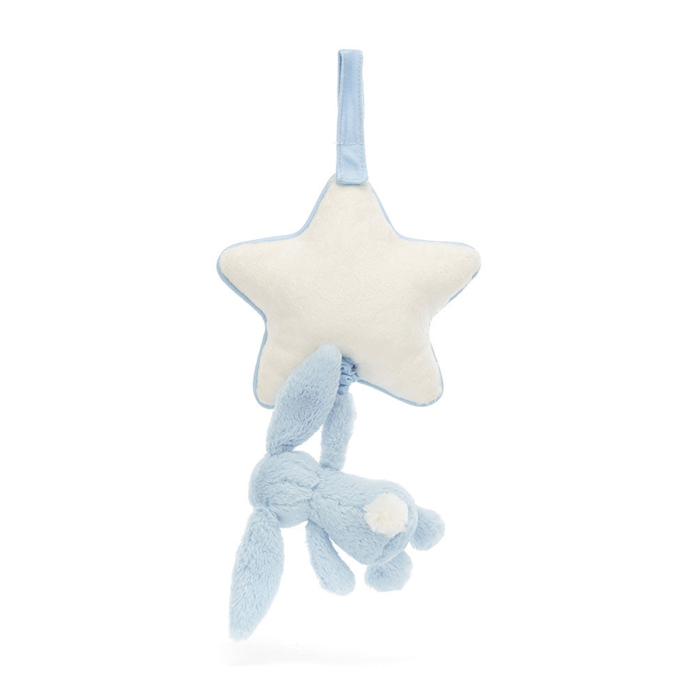 Jellycat Bashful Bunny Musical Pull - Blue