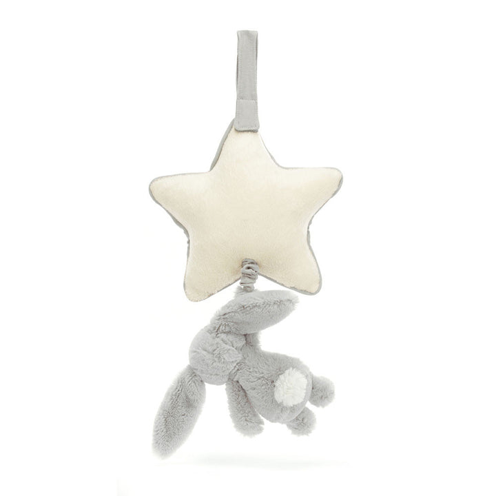 Jellycat Bashful Bunny Musical Pull - Silver