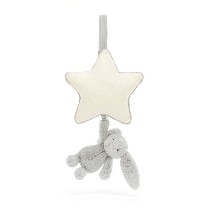 Jellycat Bashful Bunny Musical Pull - Silver