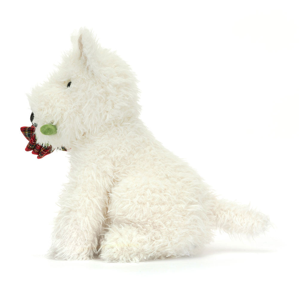 Jellycat Munro Dog Holding Rose